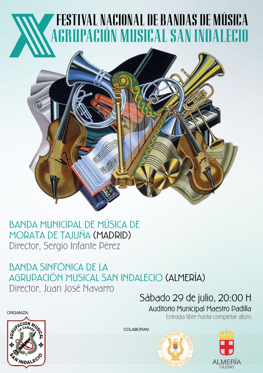 X FESTIVAL NACIONAL DE BANDAS DE MÚSICA AGRUPACION MUSICAL SAN INDALECIO